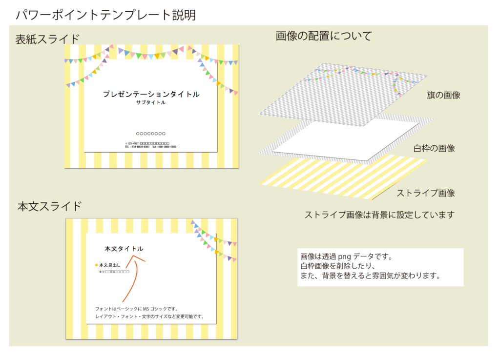 パワポ デザインsim-pptx-00046-00051 案内