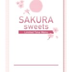 テンプレート 張り紙 スイーツ