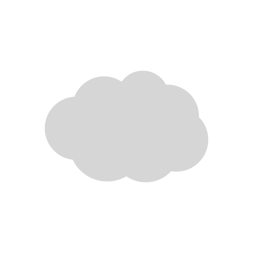 雲・曇り（天気予報）のアイコン
