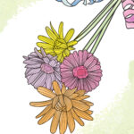 塗り絵 植物 JPG