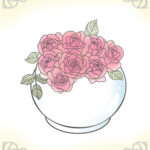 塗り絵 植物 塗り絵