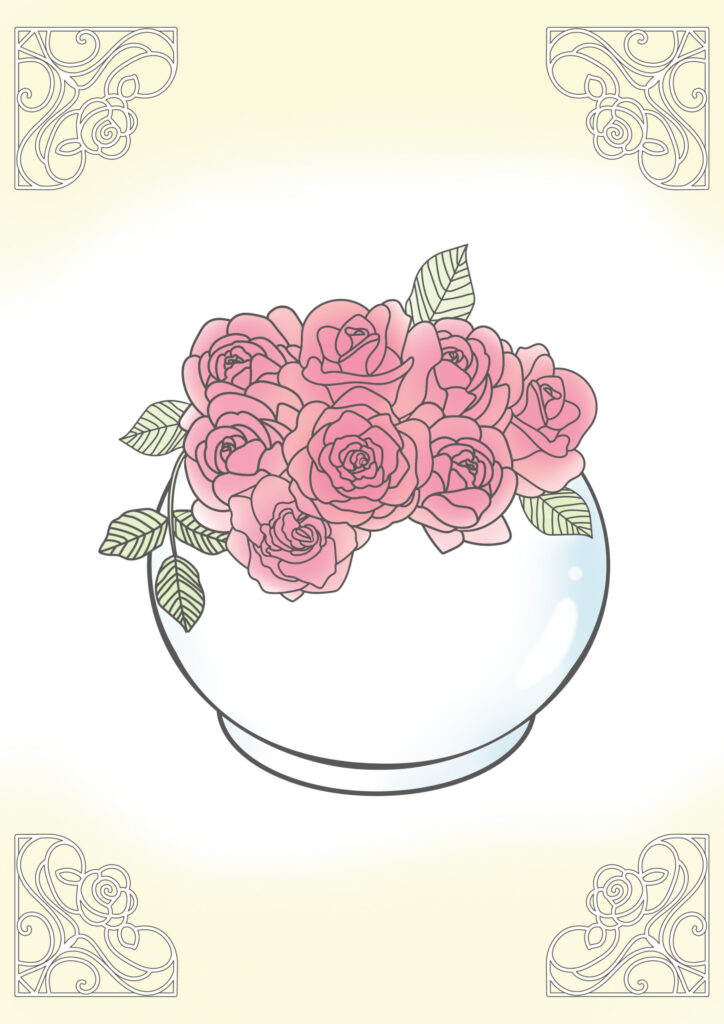 塗り絵 植物 塗り絵