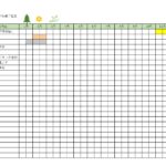 一般家庭のガーデニング管理に便利使える「ガーデニング作業工程表」のテンプレートです。1年間のガーデニング作業をA4用紙1枚で管理することができます。 月の前後半