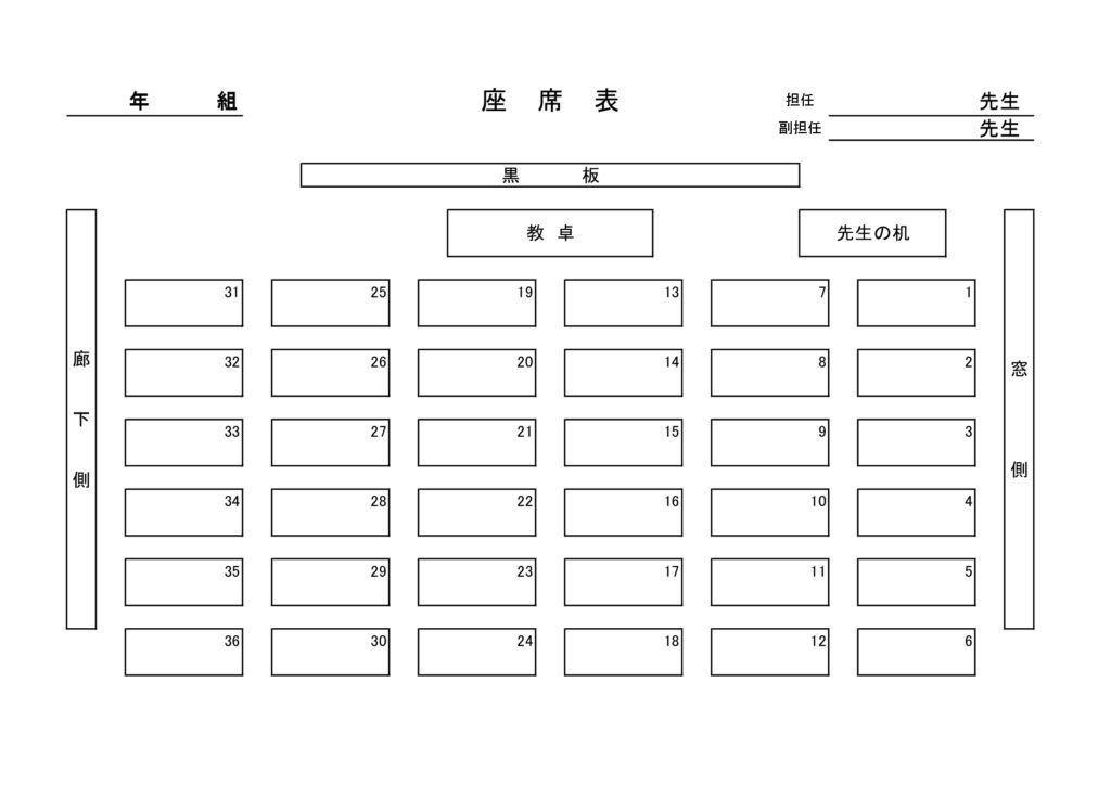エクセルやワードで作られた教室