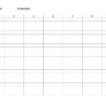 テンプレート スケジュール・予定 学校