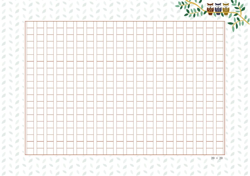 フクロウのイラストが愛らしい「原稿用紙」のテンプレートになります。400字詰めの縦書きフォーマットとなり、Excelで文字の入力をすることが可能です。 文字数が