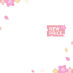 可愛いテンプレ お知らせ・張り紙 桜