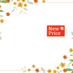 可愛いテンプレ お知らせ・張り紙 お花