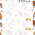 可愛いテンプレ 旅のしおり 自然