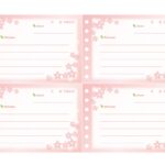 可愛いテンプレ メッセージカード 卒業