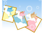 年賀状 2026年（丙午・午年）イラスト入り年賀状の素材 令和8年