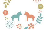 年賀状 2026年（丙午・午年）イラスト入り年賀状の素材 2026年