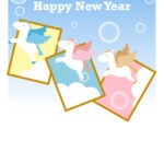 年賀状 2026年（丙午・午年）イラスト入り年賀状の素材 2026年