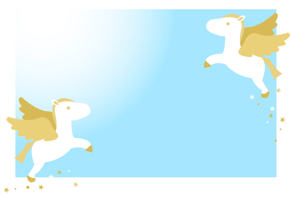 年賀状 2026年（丙午・午年）イラスト入り年賀状の素材 2026年