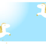 年賀状 2026年（丙午・午年）イラスト入り年賀状の素材 2026年