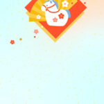 年賀状 2026年（丙午・午年）イラスト入り年賀状の素材 干支