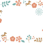 年賀状 2026年（丙午・午年）イラスト入り年賀状の素材 馬