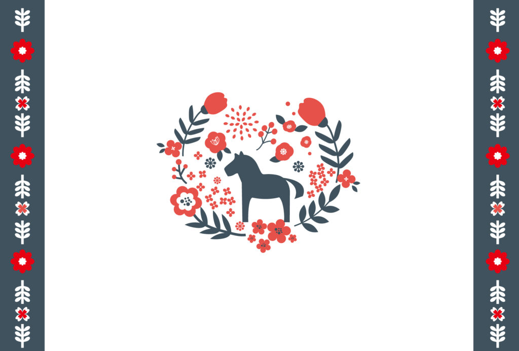 年賀状 2026年（丙午・午年）イラスト入り年賀状の素材 2026年