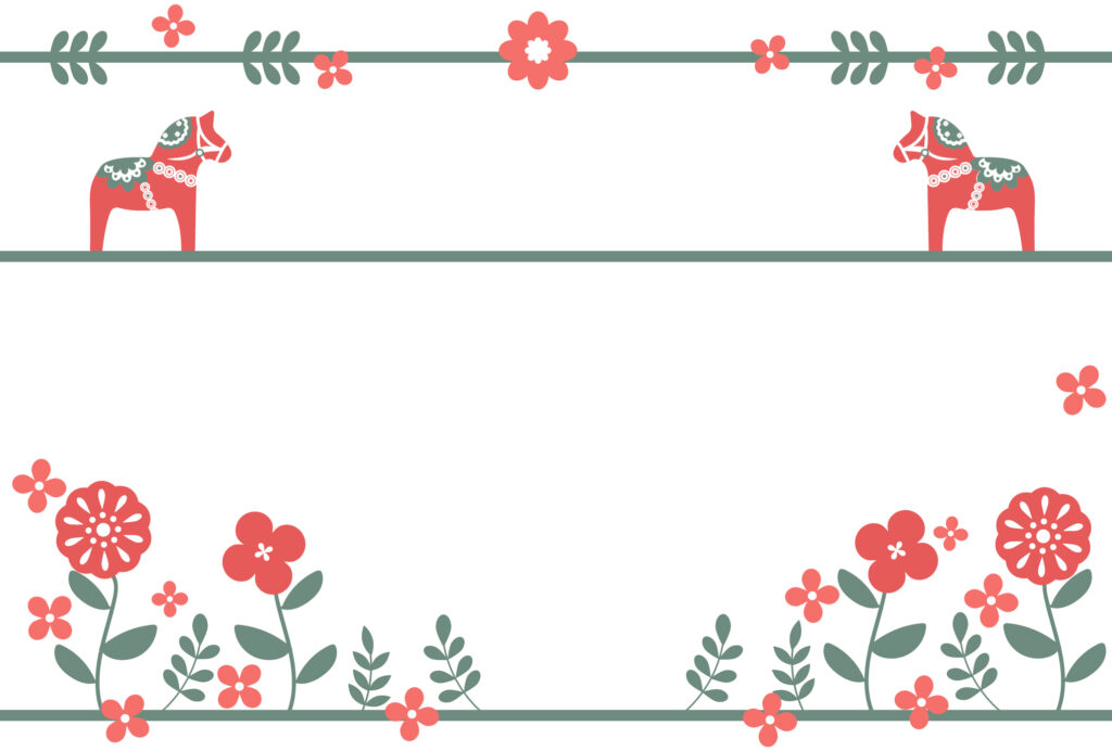 年賀状 2026年（丙午・午年）イラスト入り年賀状の素材 2026年