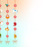 年賀状 2026年（丙午・午年）イラスト入り年賀状の素材 馬