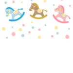 年賀状 2026年（丙午・午年）イラスト入り年賀状の素材 パステルカラー