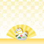 年賀状 2026年（丙午・午年）イラスト入り年賀状の素材 干支