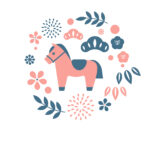 年賀状 2026年（丙午・午年）イラスト入り年賀状の素材 2026年