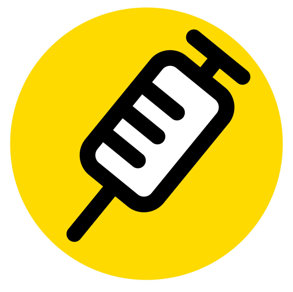 注射器のアイコン素材です。 病