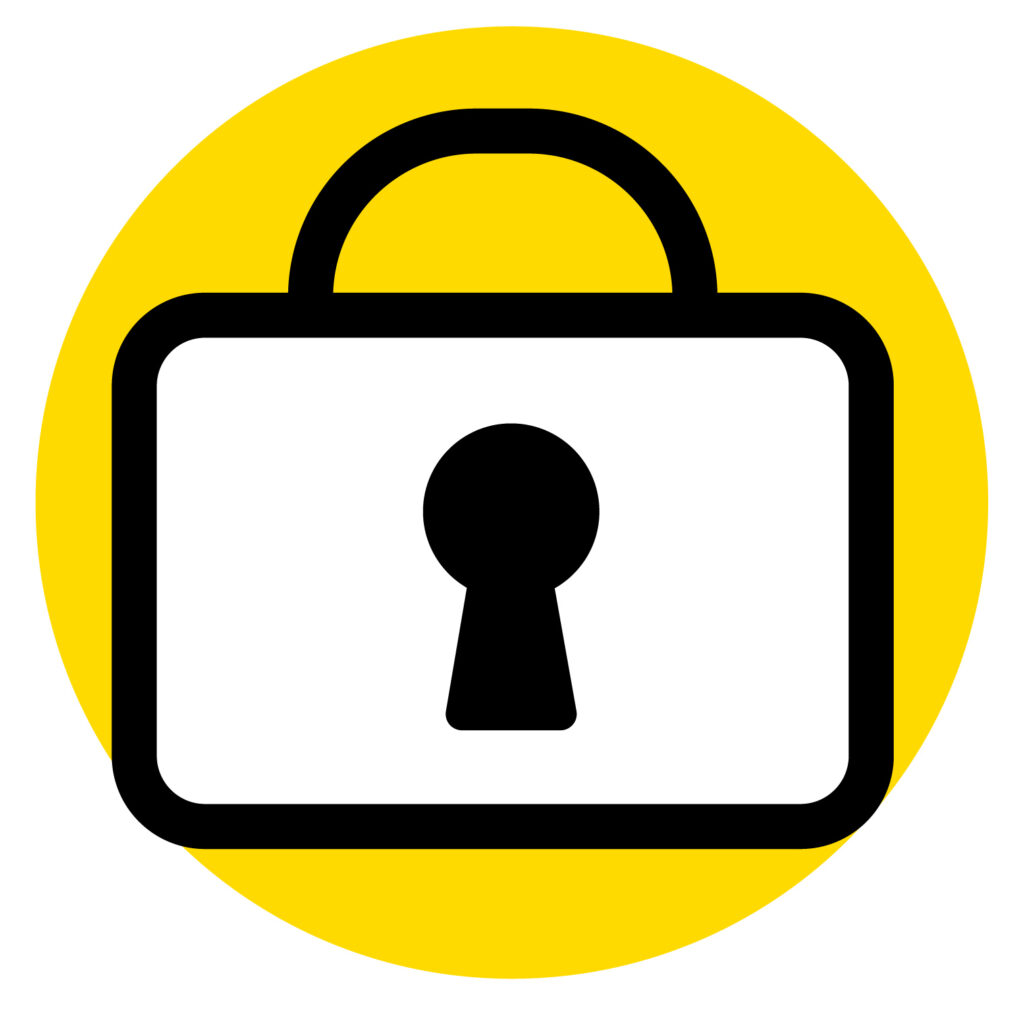 かわいい鍵のアイコンです。 ロ