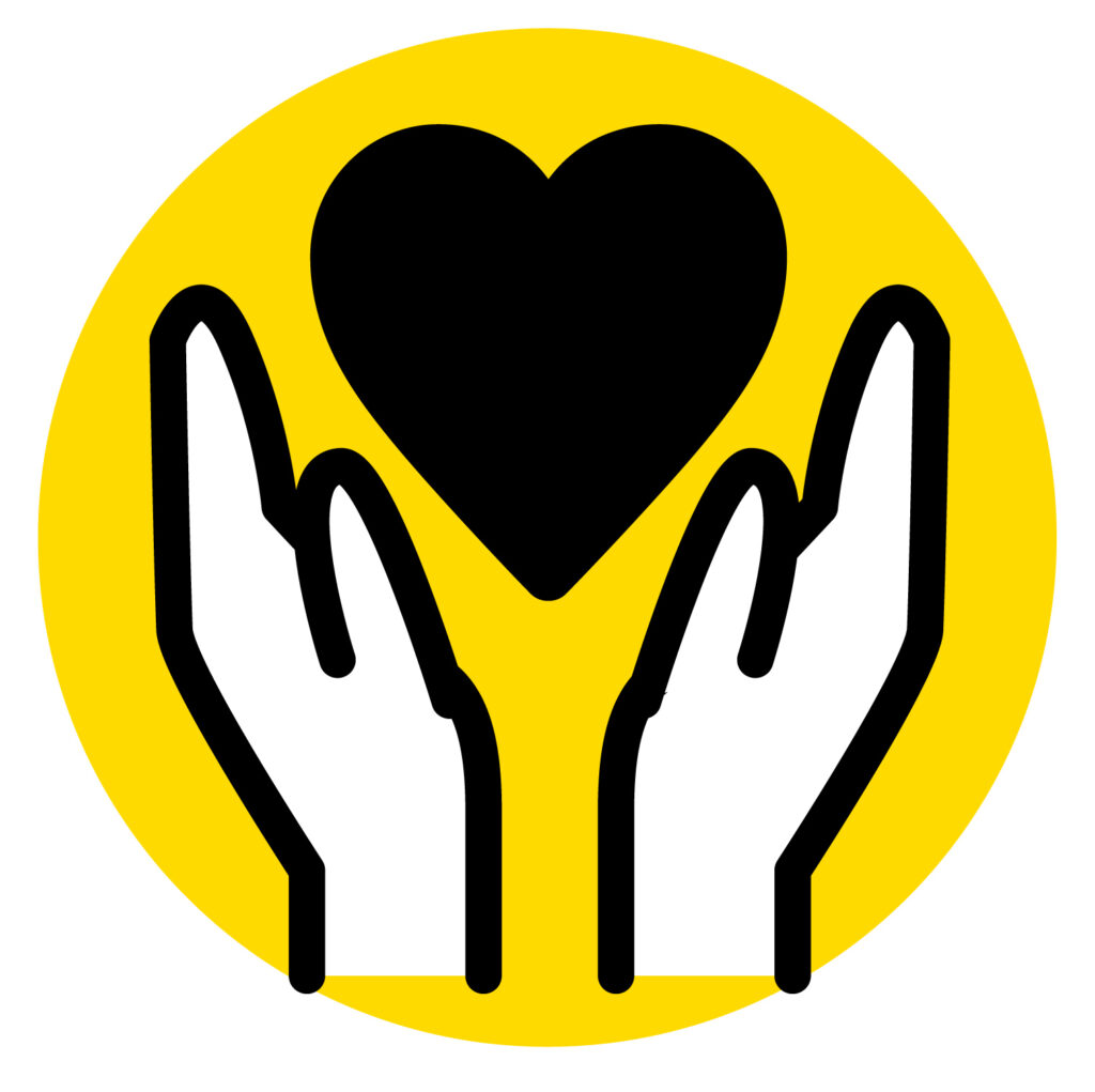 思いやり、支援、保護、感謝、愛など、ポジティブな感情や行動を象徴しています。または心のこもったサービス、支援活動、医療・介護・福祉のアイコンとしてご利用ください