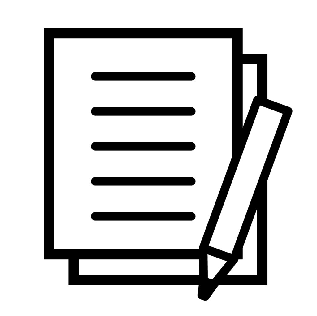 ノートとペンのアイコンです。メモ・記録・アイデア・学習を象徴するシンボルとしてご利用いただけます。 ビジネスや教育のアイコンとして幅広く使えるアイテムです。よろ