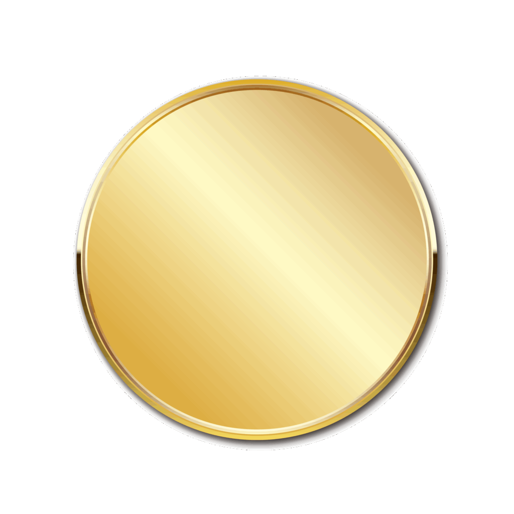 光沢のある金色グラデーションが