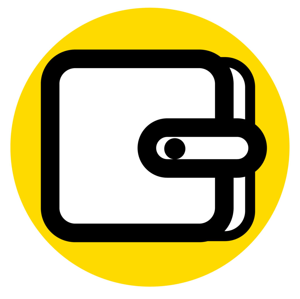 おサイフのアイコン素材です・ お金の管理や節約お買い物のアイコンとしてご利用ください。 チラシやウェブデザイン、SNSのリアクション素材など、さまざまなシーンで