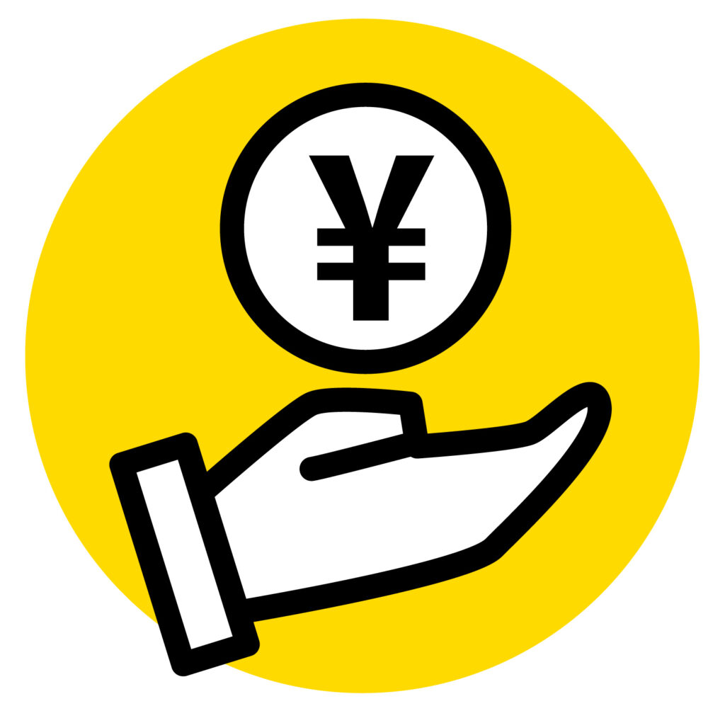 金銭的なイメージで使用できるアイコン素材です。 銀行系、株式系など用途に合わせてご利用いただけますのでよろしくお願いいたします。 シンプルな素材ですのでビジネス