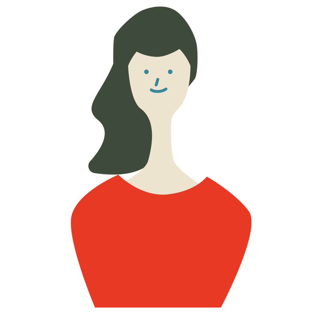おしゃれなロングヘアーの女性のイラストです。 全体的に優しさと清潔感があり幅広い分野のイメージ素材としてご利用できるでしょう。プレゼン資料やWebサイトのプロフ