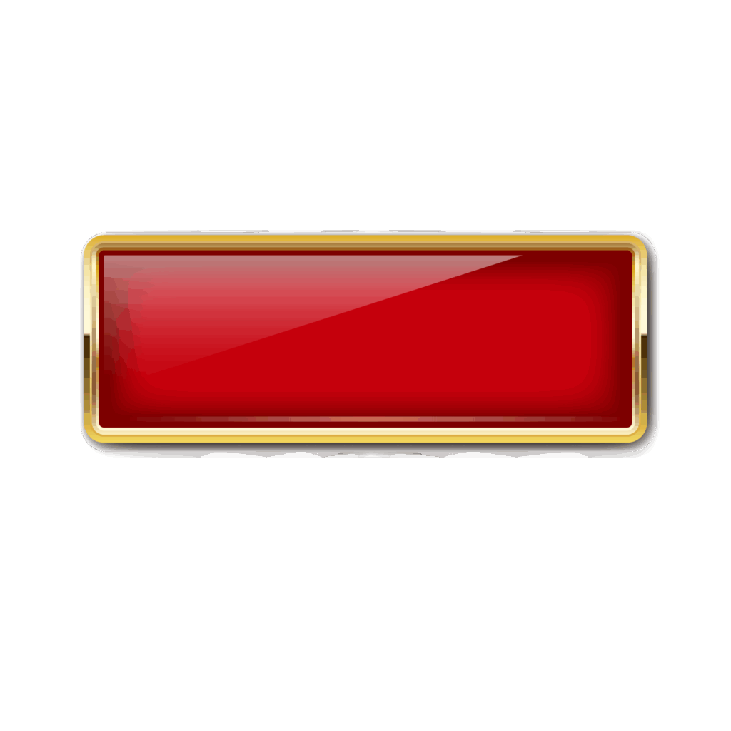 鮮やかな赤と金色の縁取りが印象