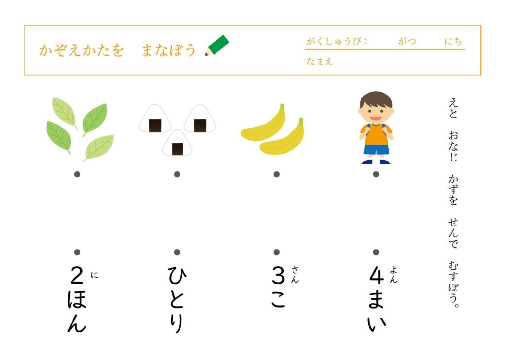3・4・5才の小学校入学前の予
