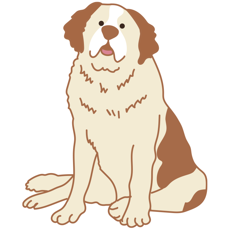 優しく穏やかな表情で座っている