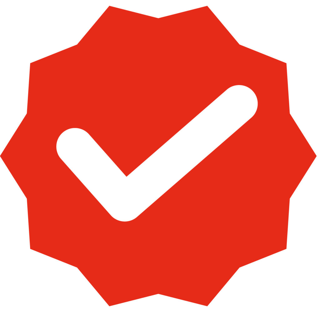 爆弾風のチェックマークです。 