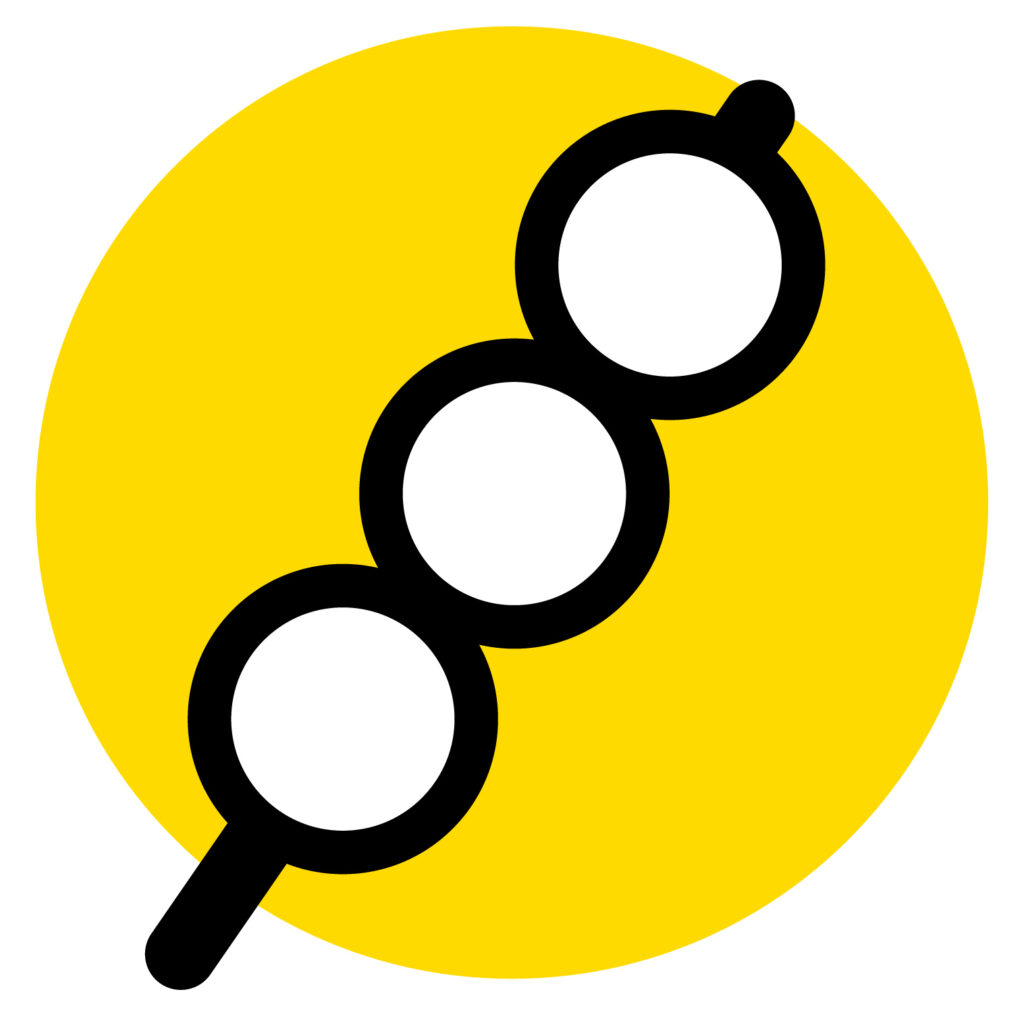 団子のおいしそうなアイコンです。 食べ物やお茶屋さんのアイコンとしてご利用いただけます。 無料でダウンロードできるのでプリントアウトしてご利用くださいね。よろし