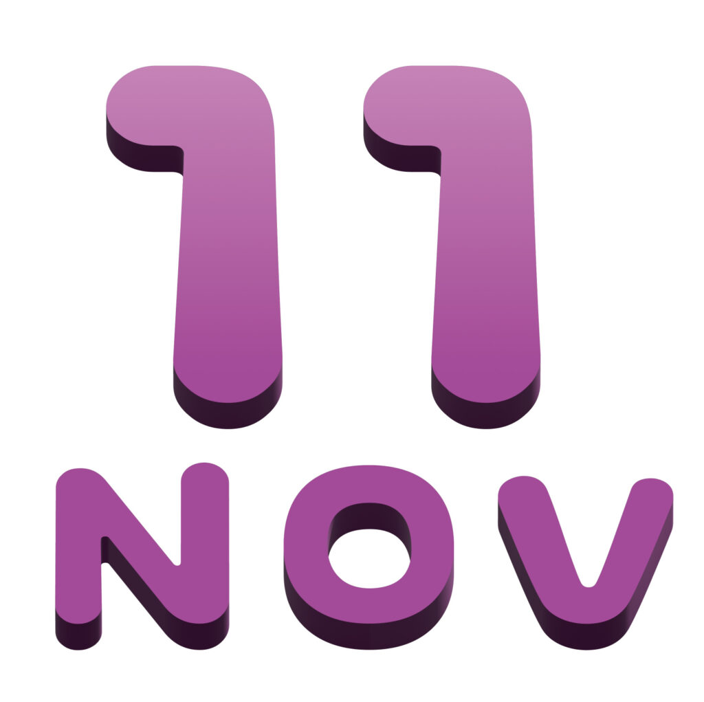 １１月のおしゃれなアイコン素材です。 グラデーションが美しいデザインアイコンです。 月を表すアイコンとしてご利用ください。 無料ですのでよろしくお願いいたします