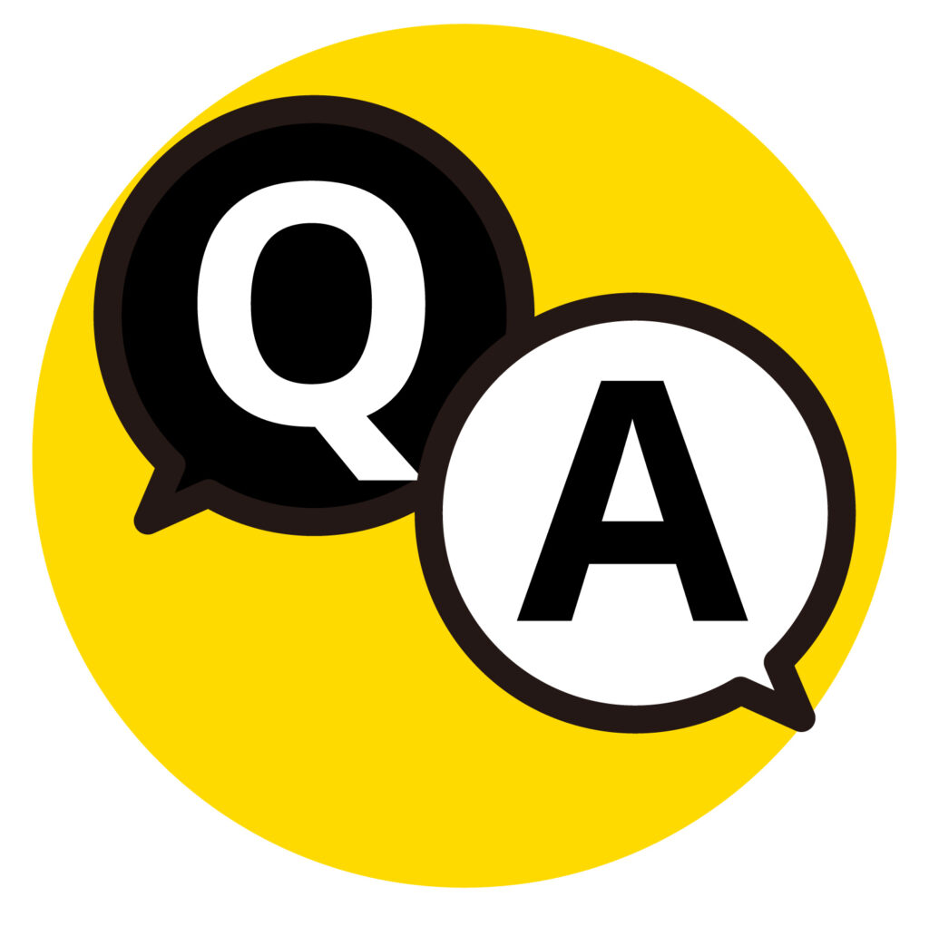 Q&amp;Aのふきだし風アイコン素材です。 わかりやすいアイコンでシンプルながらも使い勝手はとてもよいでしょう。 無料ですのでよろしくお願いいたします。 jp