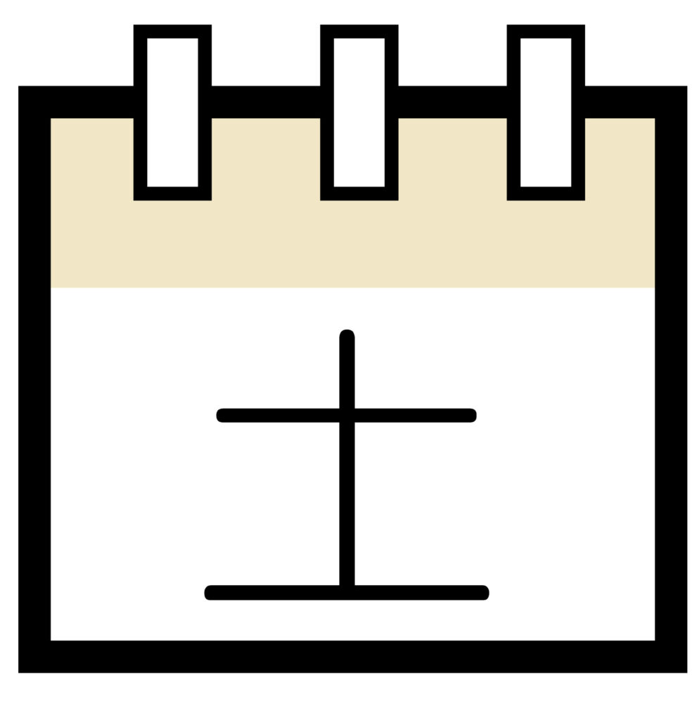 「土曜」の可愛いシンプルなカレ