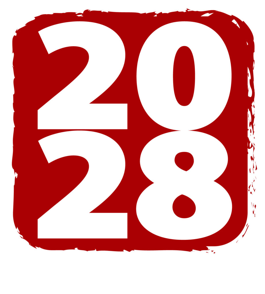 2028年のスタンプ素材です。