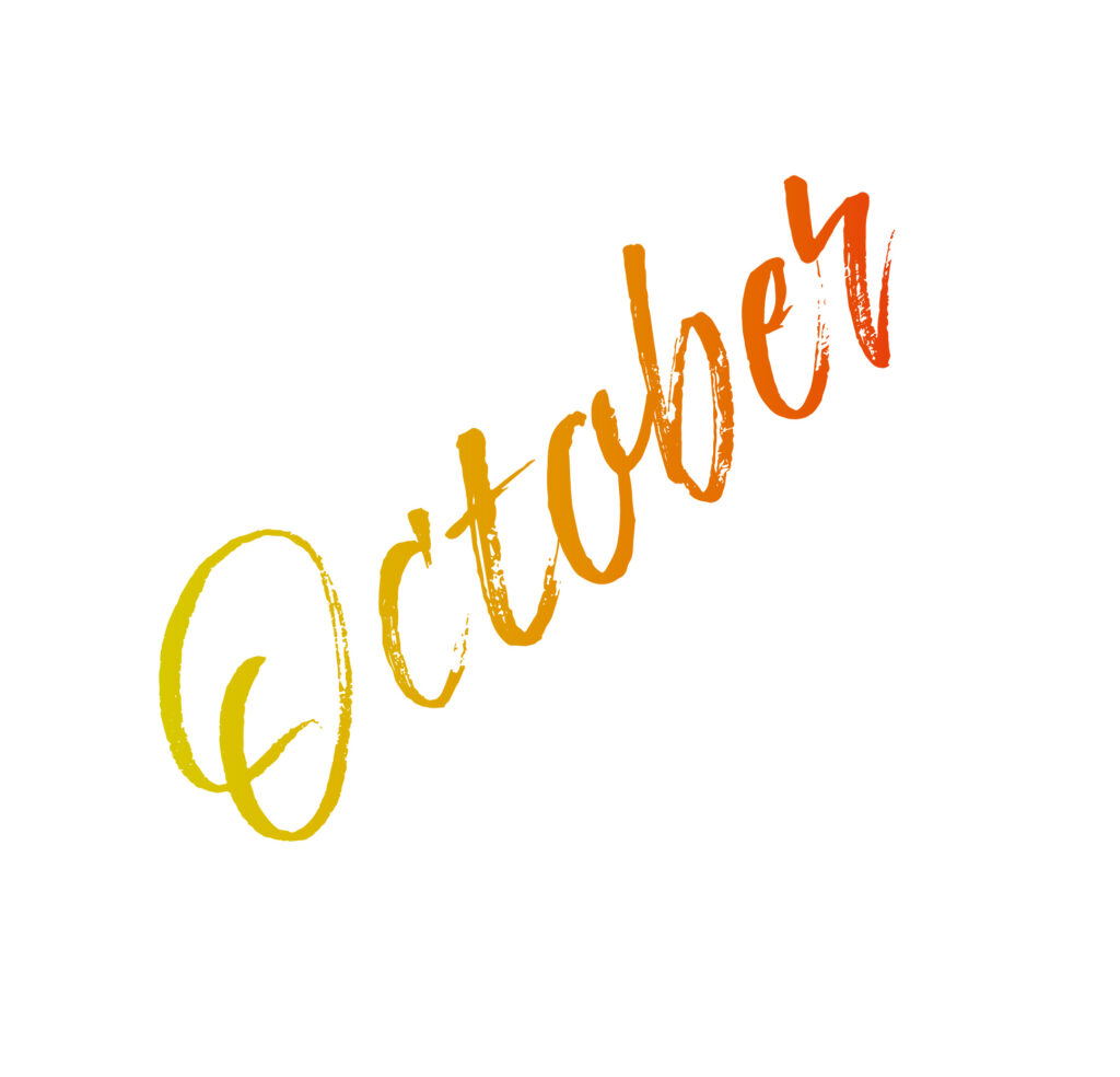 １０月の英語Octoberのき