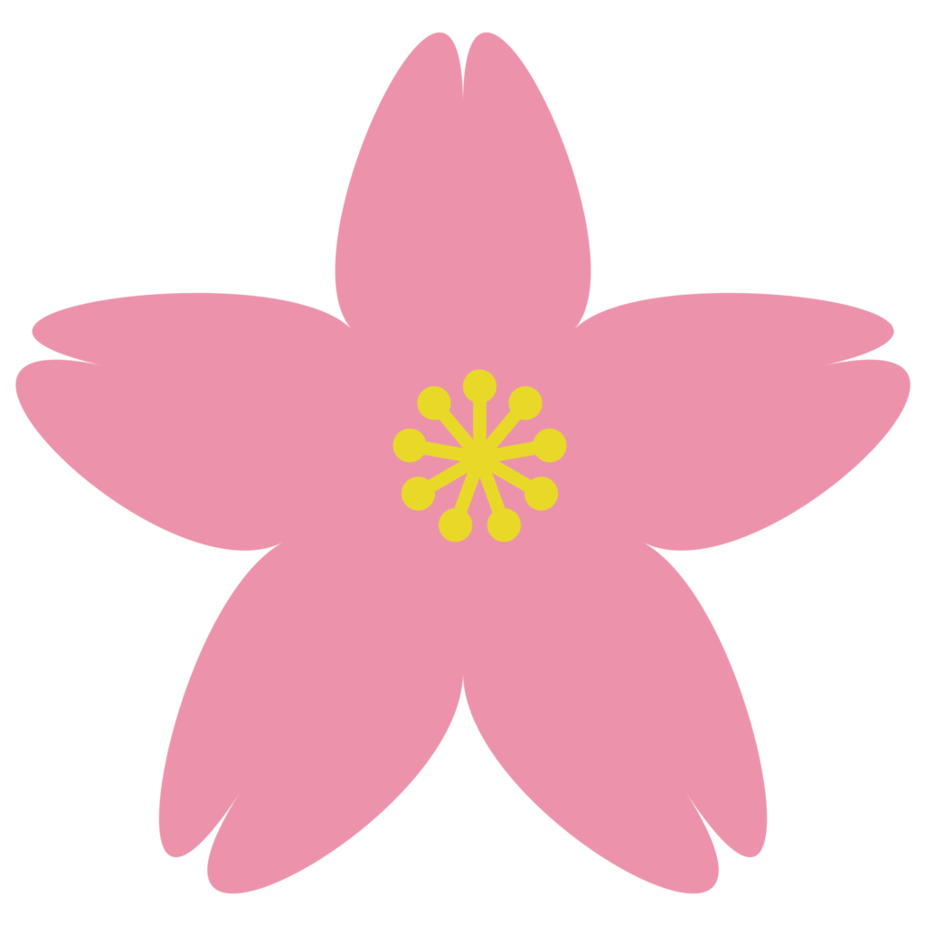 花びらの先がV字に割れているの