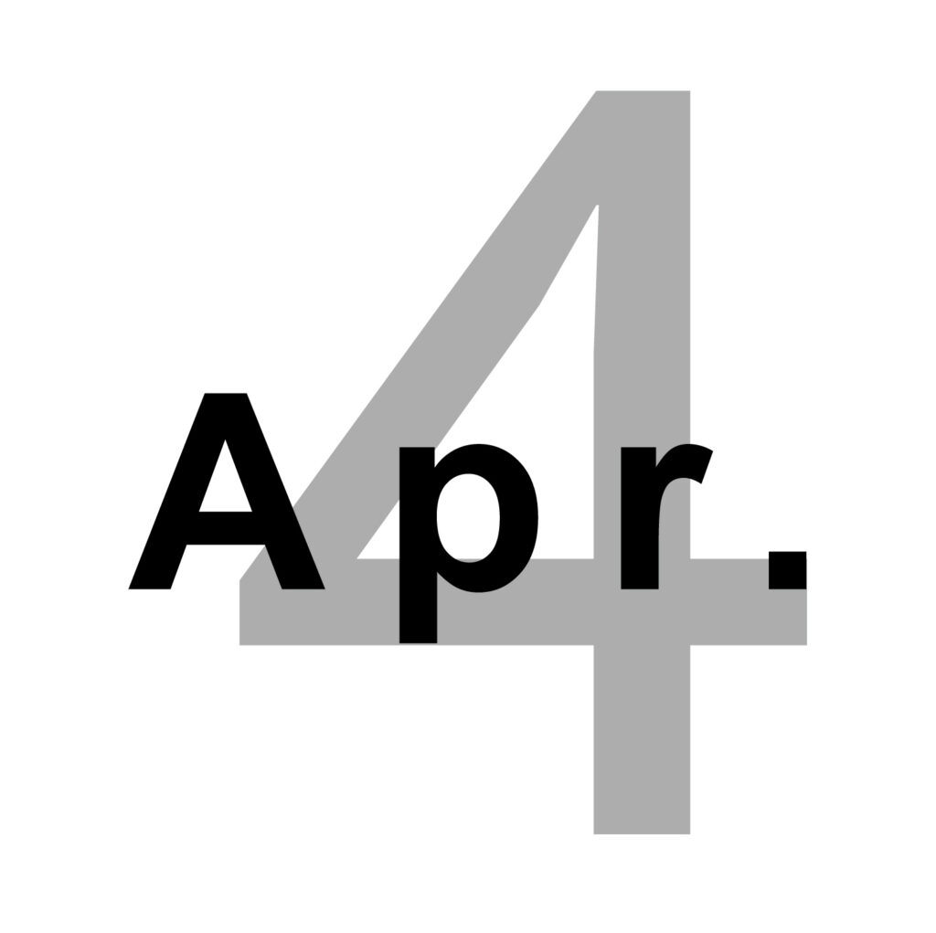 ３月を表すおしゃれな月の表示ア