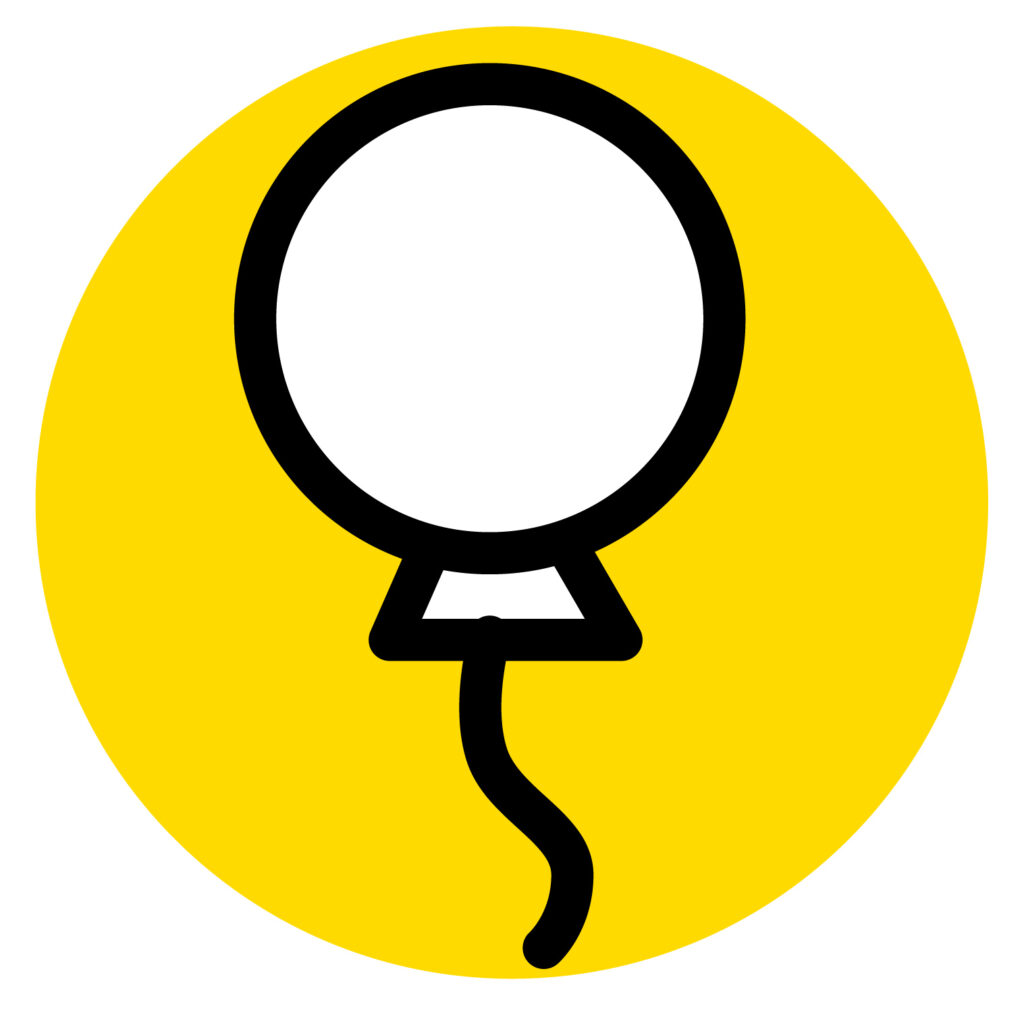 風船のかわいいアイコン素材です。 プレゼントや景品のアイコンとしてご利用いただけます。 無料でダウンロードできるのでプリントアウトしてご利用くださいね。よろしく