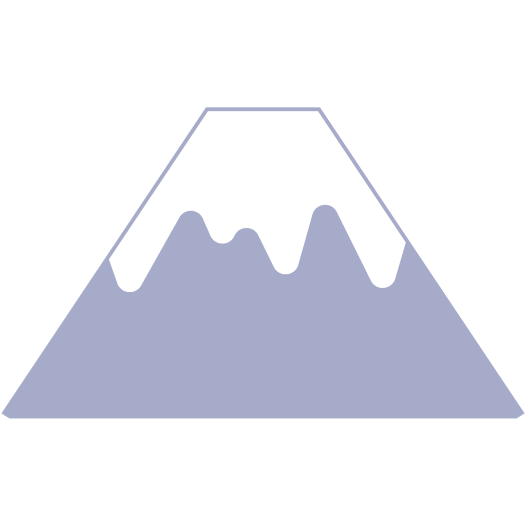 日本一の霊峰、富士山をシンプル