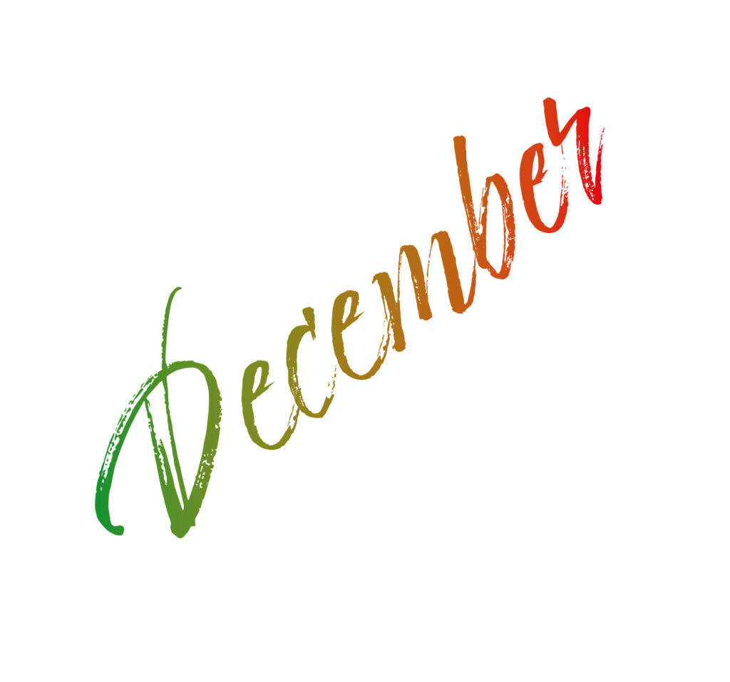 12月の英語Decemberの